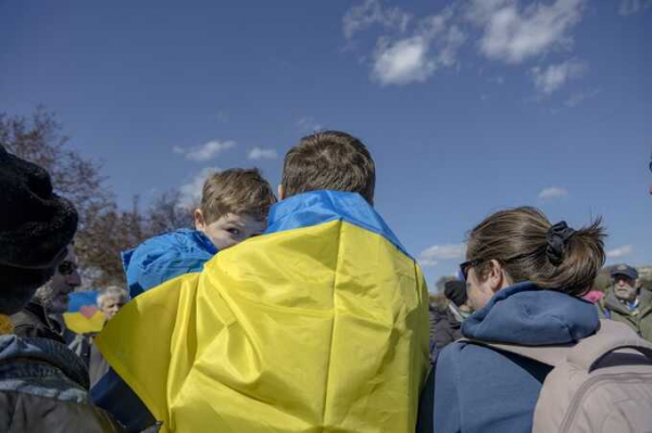 A UN declaration urges Russia to give back Ukrainian children who were forcibly taken