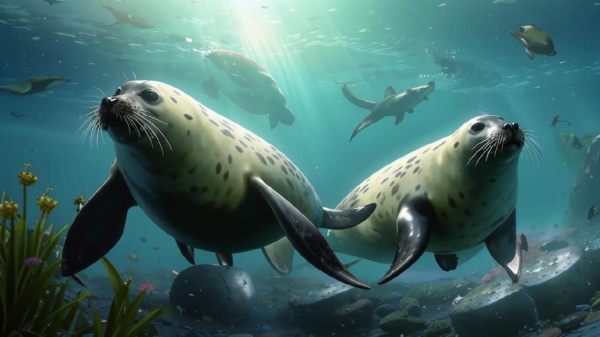 Каспийские тюлени могли погибнуть из-за выбросов природного газа