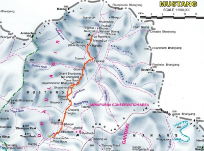 Трекинг в Мустанге